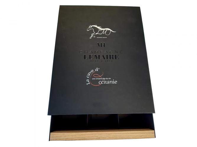 Coffret champagnes personnalisé Les Mesneux